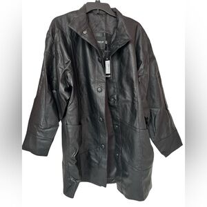 Faux Leather Jacket NWT